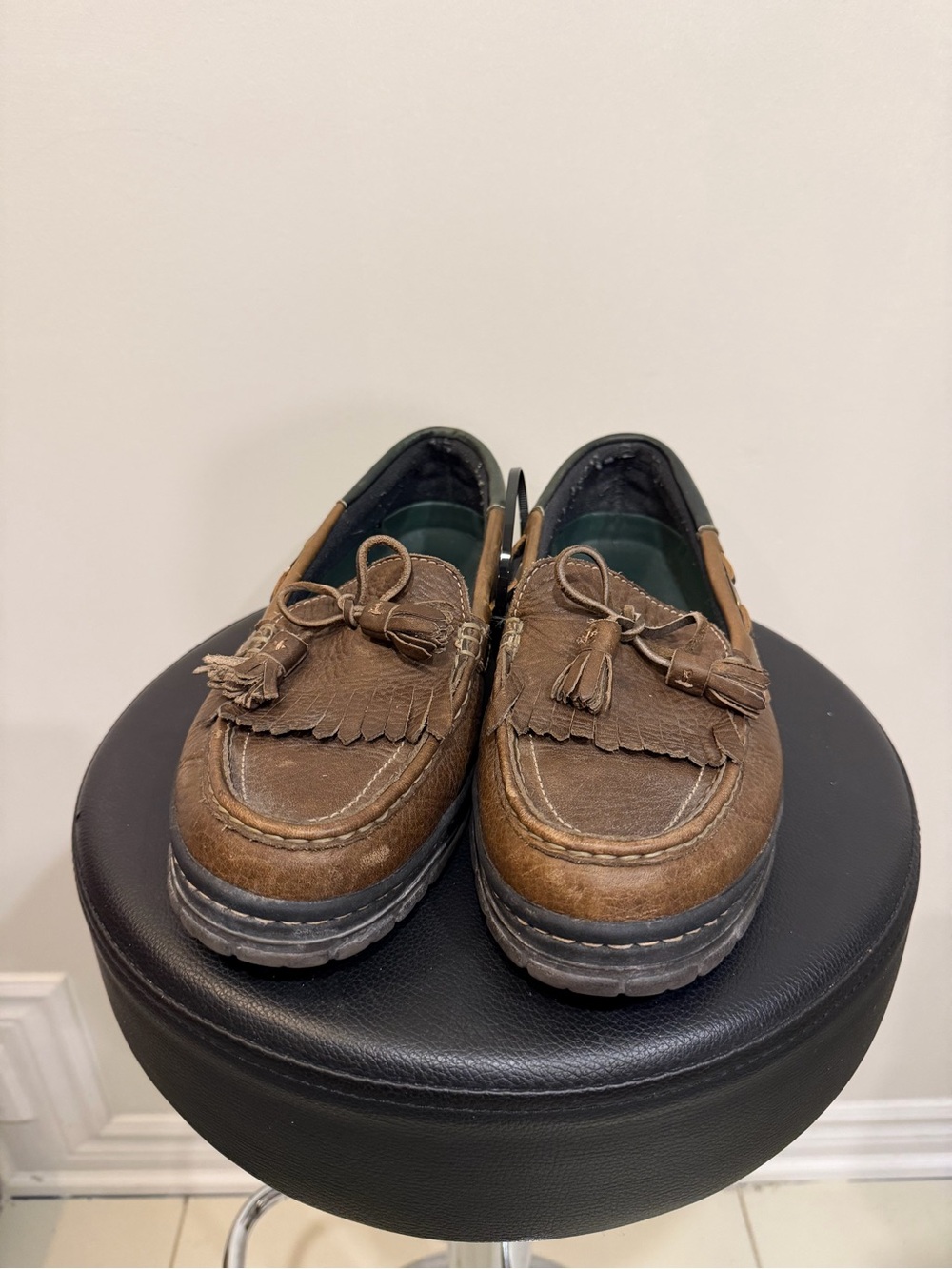 GH Bass Leather Tassel Loafers - Picture 2 of 7